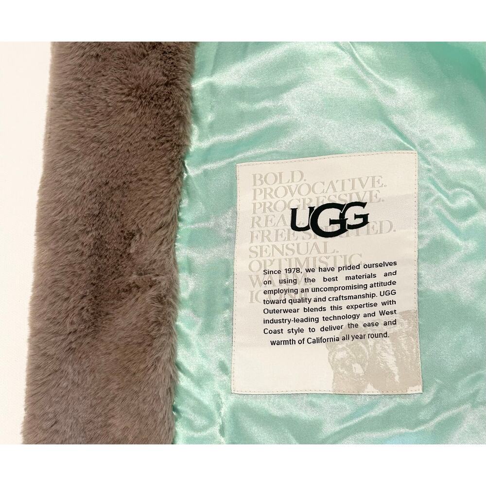 UGG Koko Oversized Faux Fur Coat. Size Medium. So Soft and Warm. - Picture 12 of 15